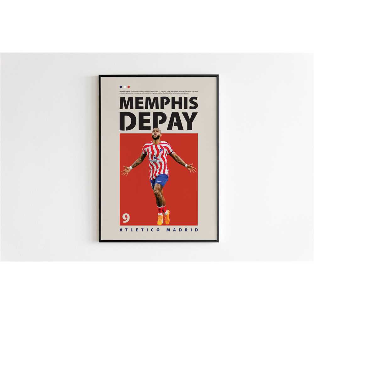 Soccer Cards Memphis Depay Atlético Madrid Topps UCC Superstars 2024