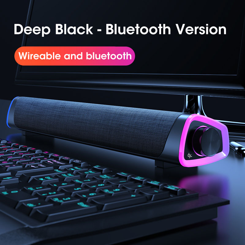 Wireless Bluetooth USB Computer Speaker Soundbar Stereo Subwoofer Home Surround Speakers for PC