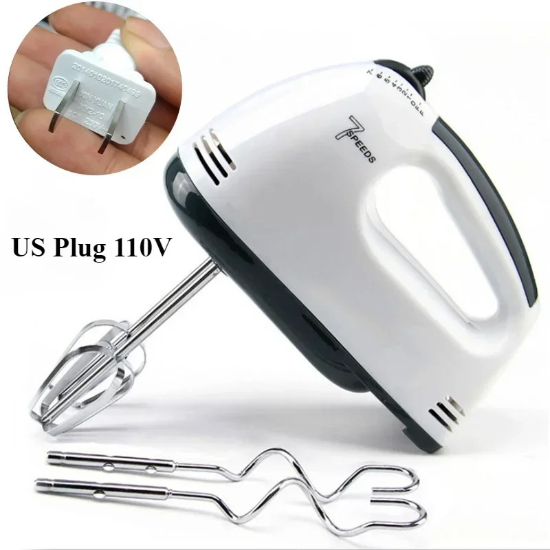 Automatic Handheld Electric Egg Beater Mixer for Cake Bread Dough Blender Household Baking