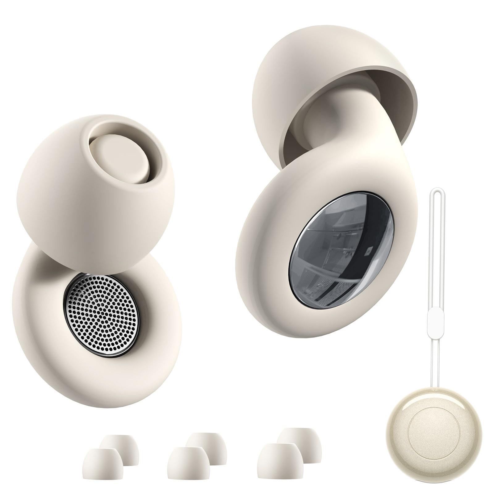 Noise Cancelling Ear Plugs, Silicone Ear Plugs for Sleeping, Concerts, Traveling, Studying, Focus, Reusable Ear Plugs