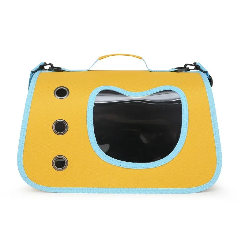 Portable Breathable Pet Carrier Bag, Lightweight Foldable for Small Dogs Cats Kittens, Outdoor Travel Shoulder Bag
