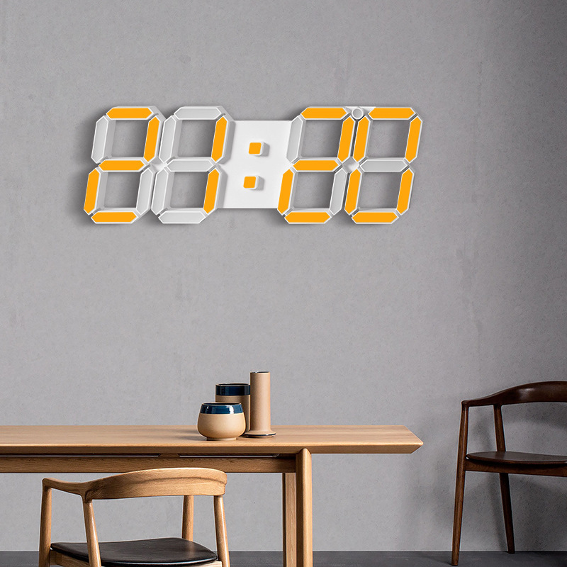 LED Wall Clock with Remote Control Modern Design | Inspire Uplift