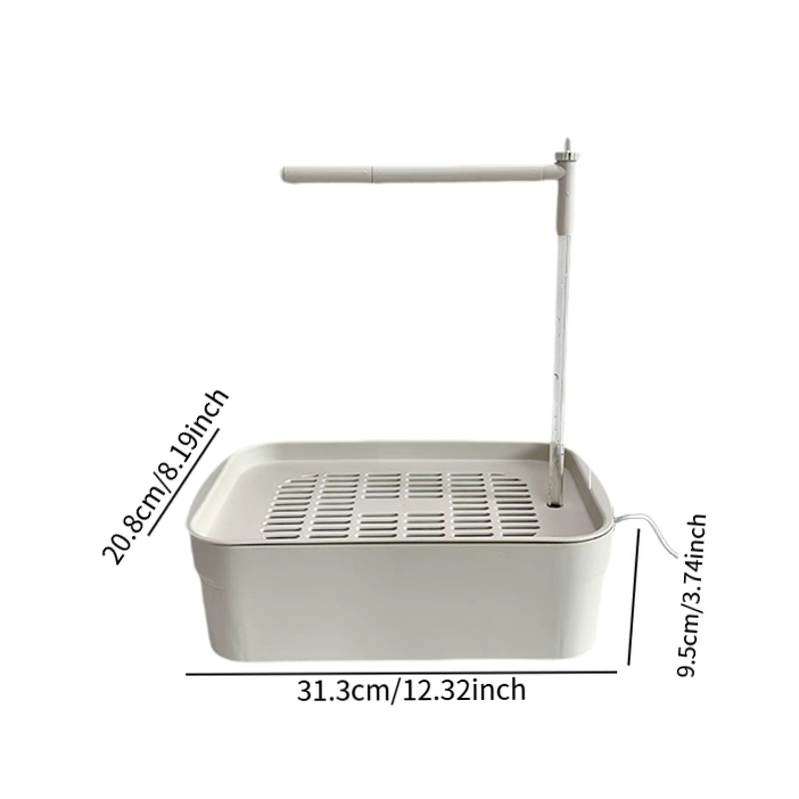 USB Electric Shower Box for Small Pets Lovebird Cockatiel Ferret Automatic Running Water Bird Bathtub