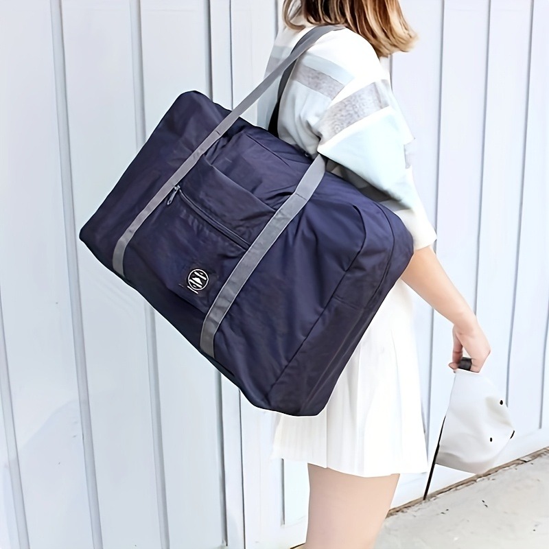 Foldable Travel Storage Bag Large Capacity Expandable Gym Bag Sports Carry-On Organizer Bedroom Storage
