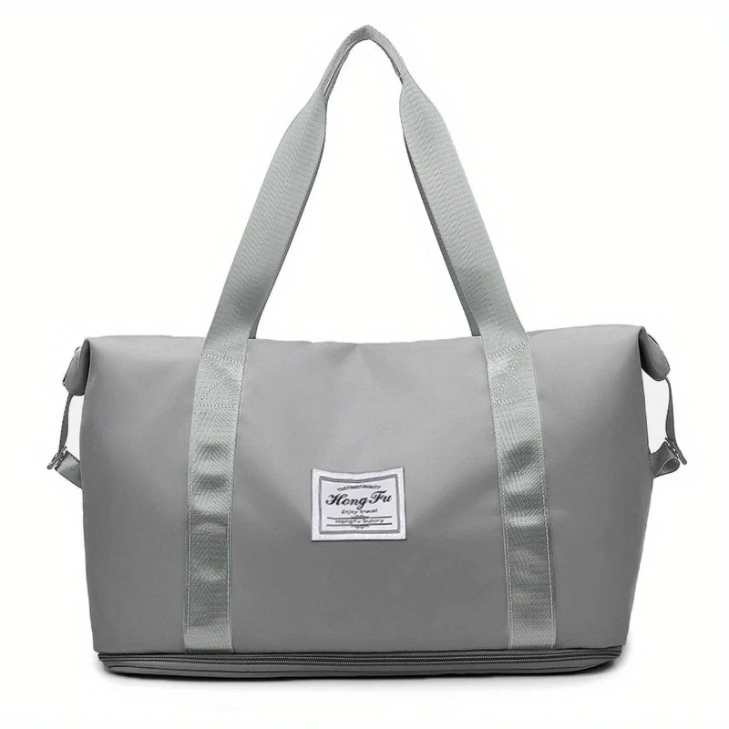 Waterproof Carry On Travel Duffle Bag Nylon Sports Tote Handbag Large Capacity for Women
