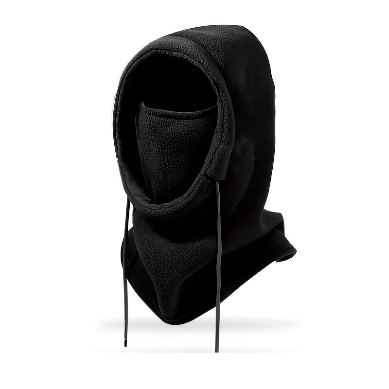 Outdoor Winter Thermal Neck Warmer Balaclava Face Mask Fleece Hood Hat Snood Windproof Keep Warm Cycling Cap