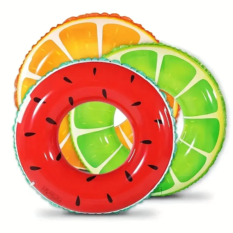Fruit Patterned Inflatable Swimming Ring with Anti-Leakage | Inspire Uplift