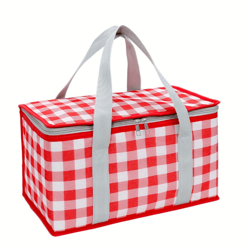 Waterproof Large Insulated Picnic Tote Bag Travel Camping Basket Multi-Purpose Storage