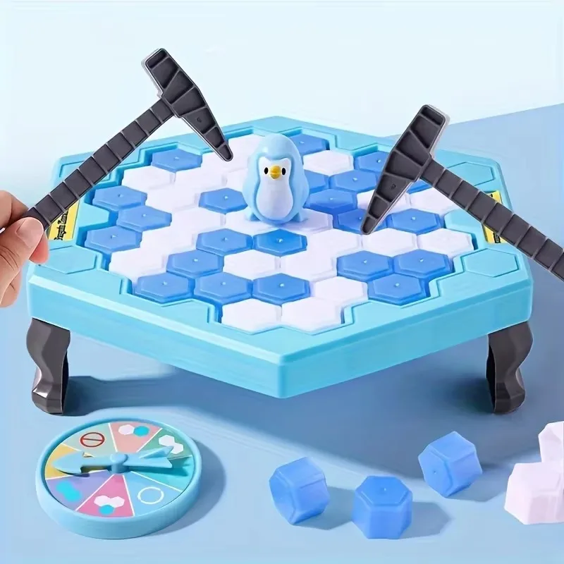 Ice Breaker Knocking And Disassembling Wall Game Save Penguin Interactive Toy