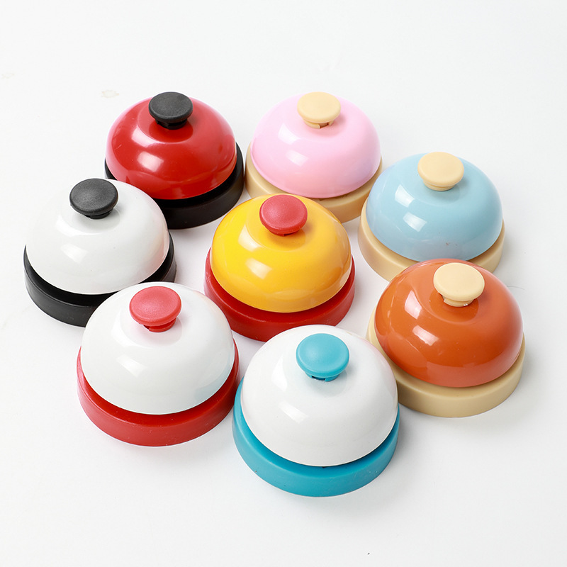 Assorted Colors Modern Metal Hand Bell for Kitchen and More | Inspire ...