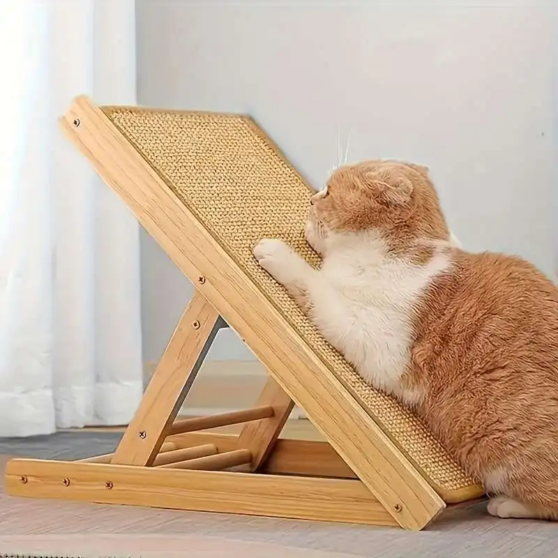 Durable Hemp Rope Scratching Board for Cats and Rabbits - Sofa Safety Design, Multi-layer Exercise Board.