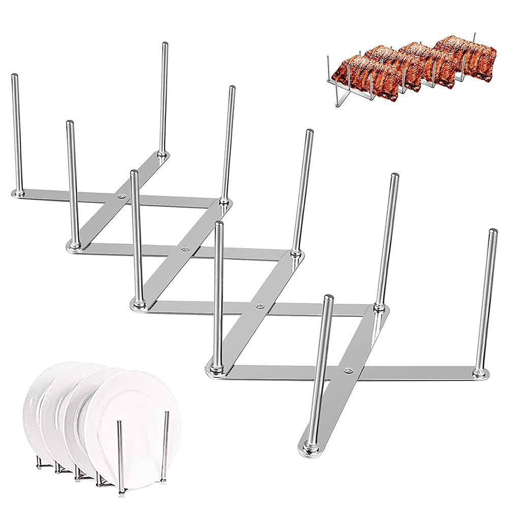 Dish Displacement Rack Stainless Steel Dish Rack Adjustable & Foldable. | Inspire Uplift