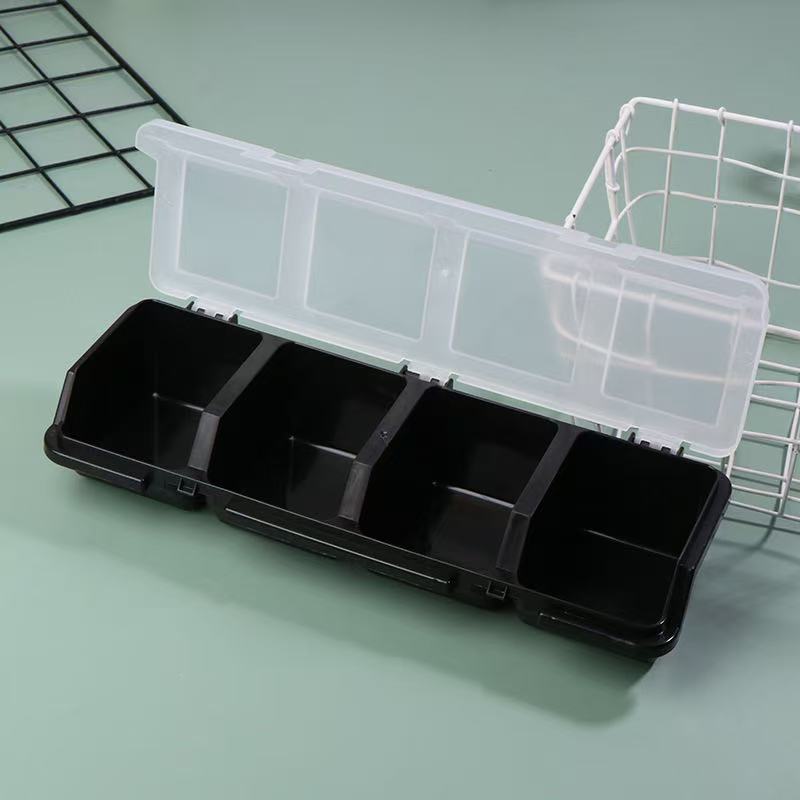 Durable Multi-Compartment Organizer Box for Screws, Small Parts & Jewelry Storage