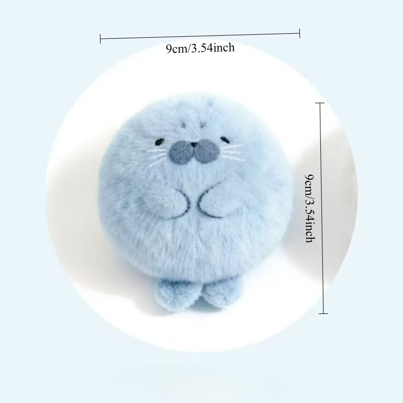 Cute Soft Seal Plush Keychains Animal Keychain Pendant for Kids, Perfect Christmas & New Year Gift