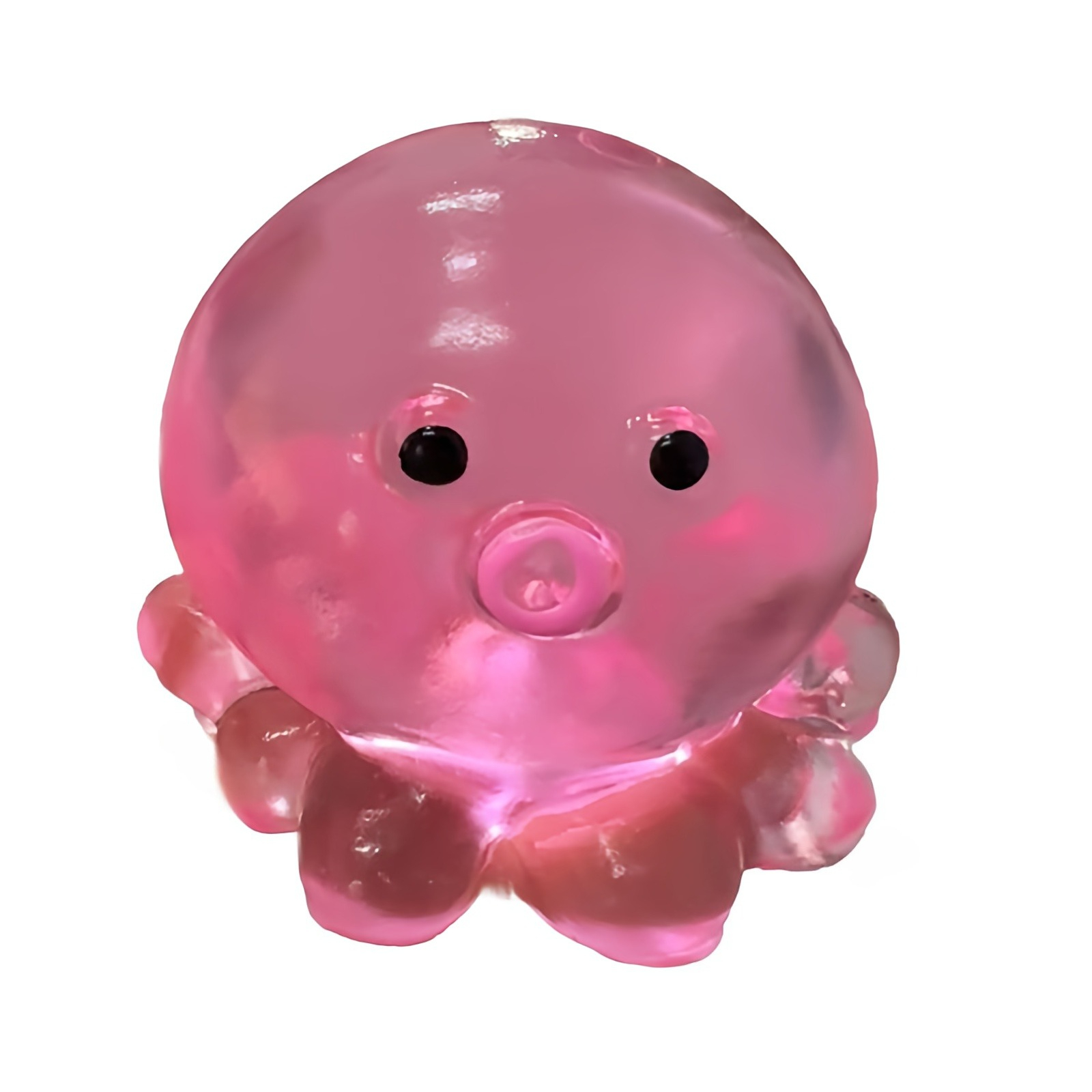 Crystal Clear Octopus Stress Relief Fidget Toy Soft Slow Rebound Sensory Squeeze