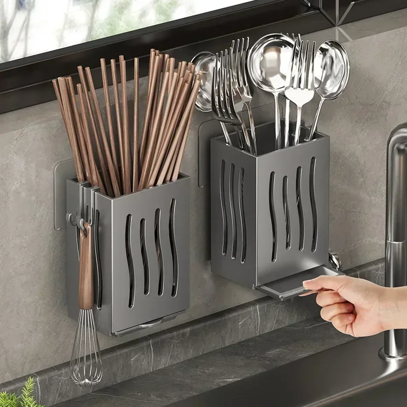 Multifunctional Kitchen Utensil Rack - Wall or Freestanding | Inspire ...