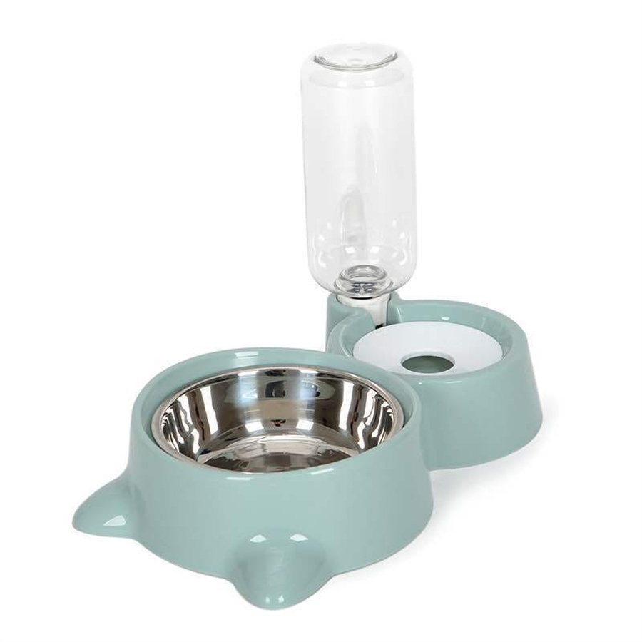 Anti-Spill Automatic Feeding & Drinking Bowl Set for Dogs and Cats