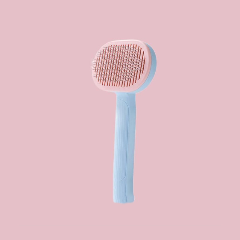 Blue Cat Short Muppet Cleaning Hair Removal Comb Perfect Grooming Brush for Cats and Dogs