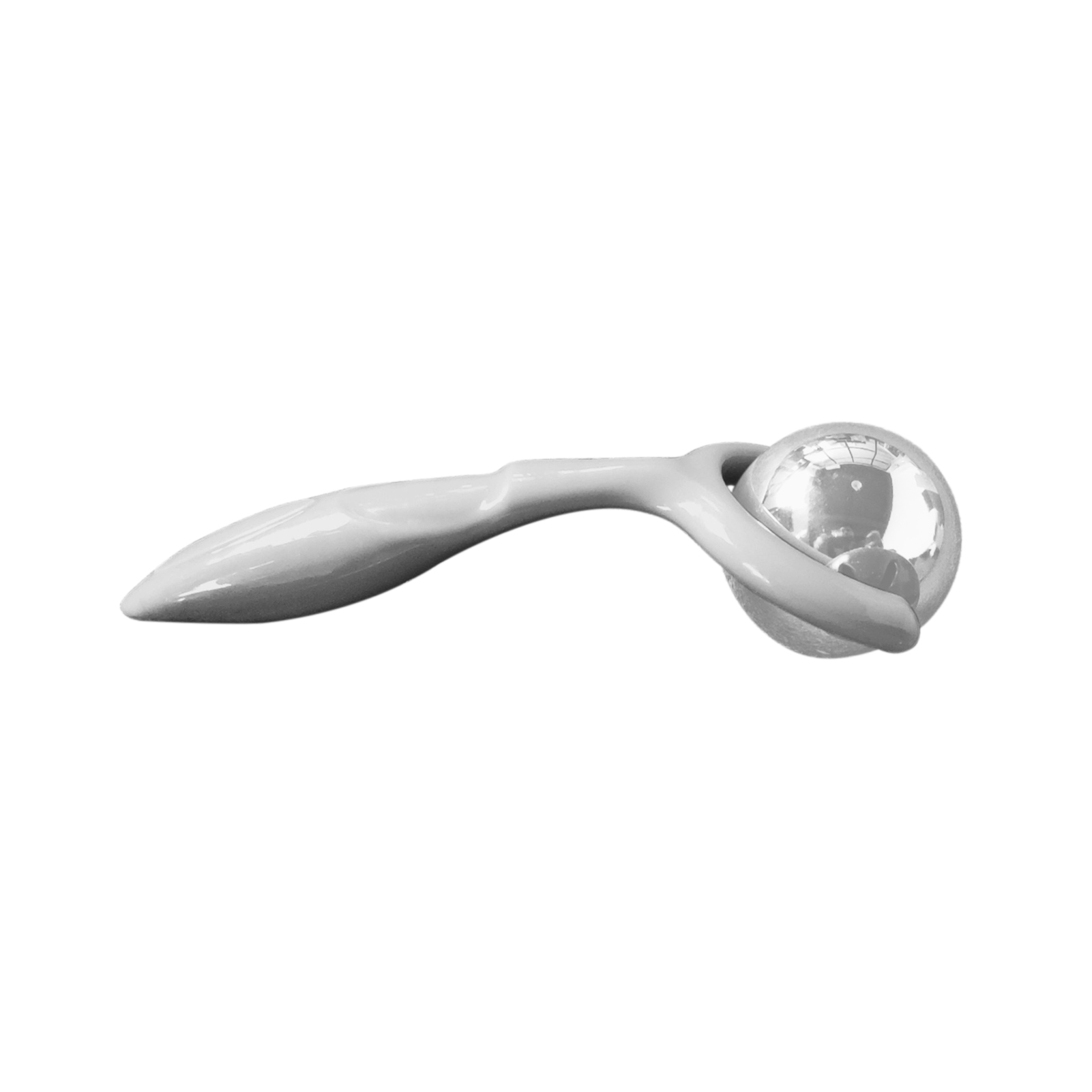 Stainless Steel Handheld Massage Ball for Muscle Relief & Ice Therapy, Portable Sports Roller for Body Relaxation