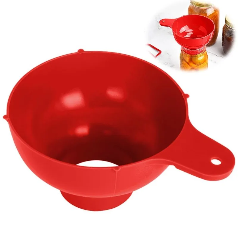 Wide Mouth Plastic Funnel for Pint Canning Jars Perfect for Easy Pouring & Mess-Free Canning