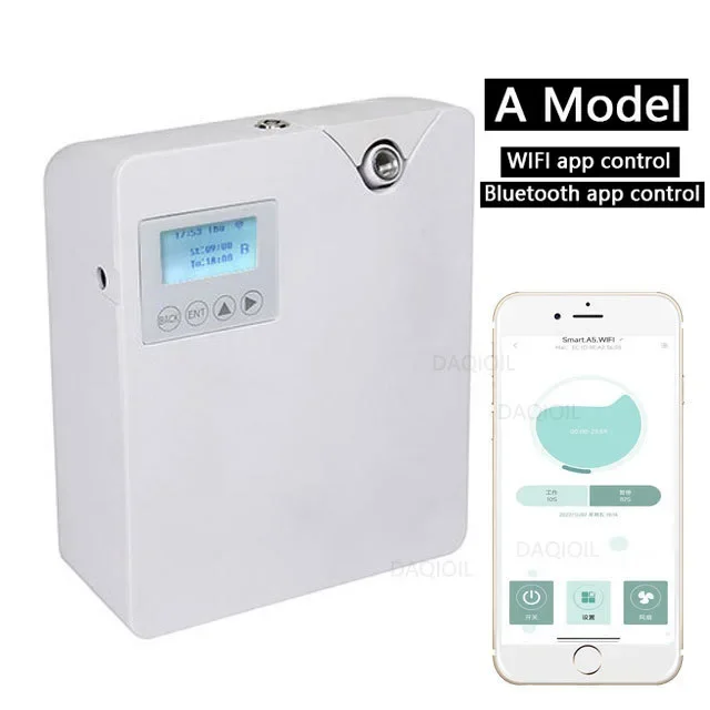 Smart Aromatherapy Diffuser with Bluetooth & WiFi –Waterless Essential Oil Diffuser for Home