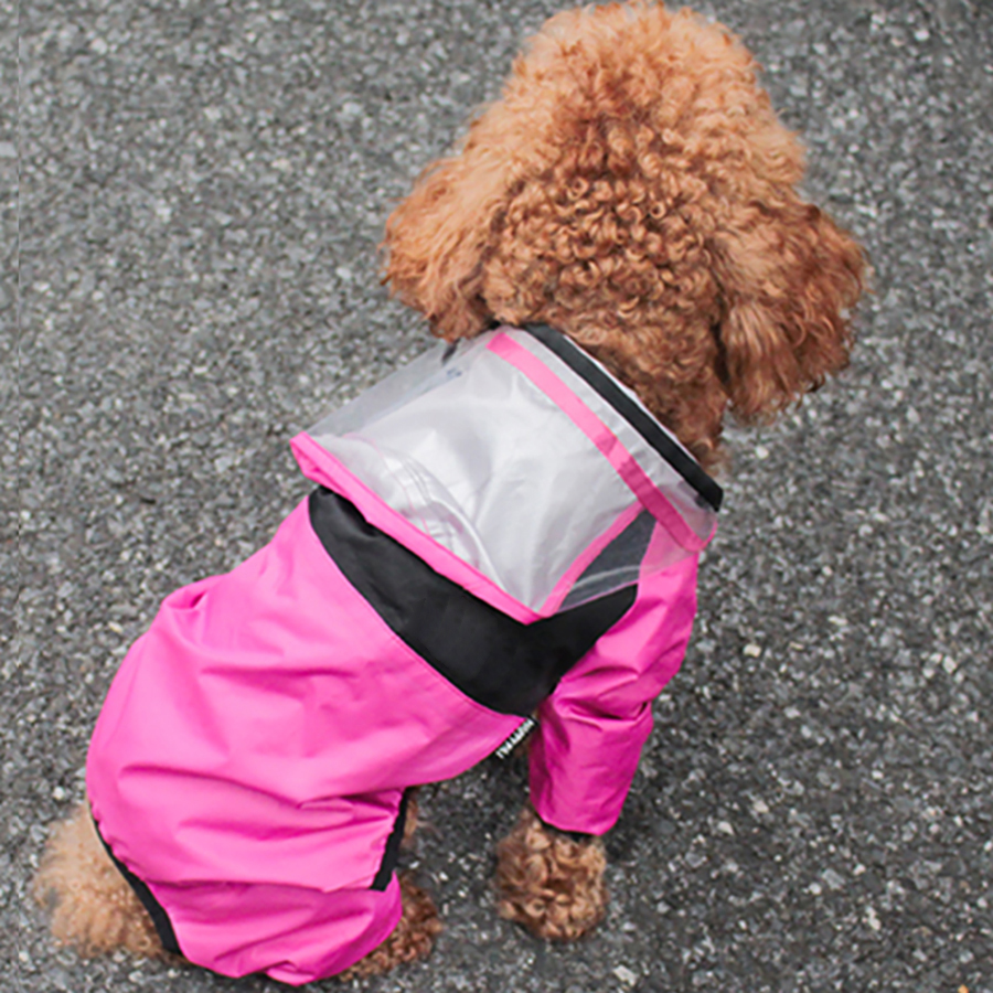 Waterproof Dog Raincoat Jacket for Dogs Stylish Pet Coat with Dog Face Design, Water-Resistant & Comfortable Pet Cloth