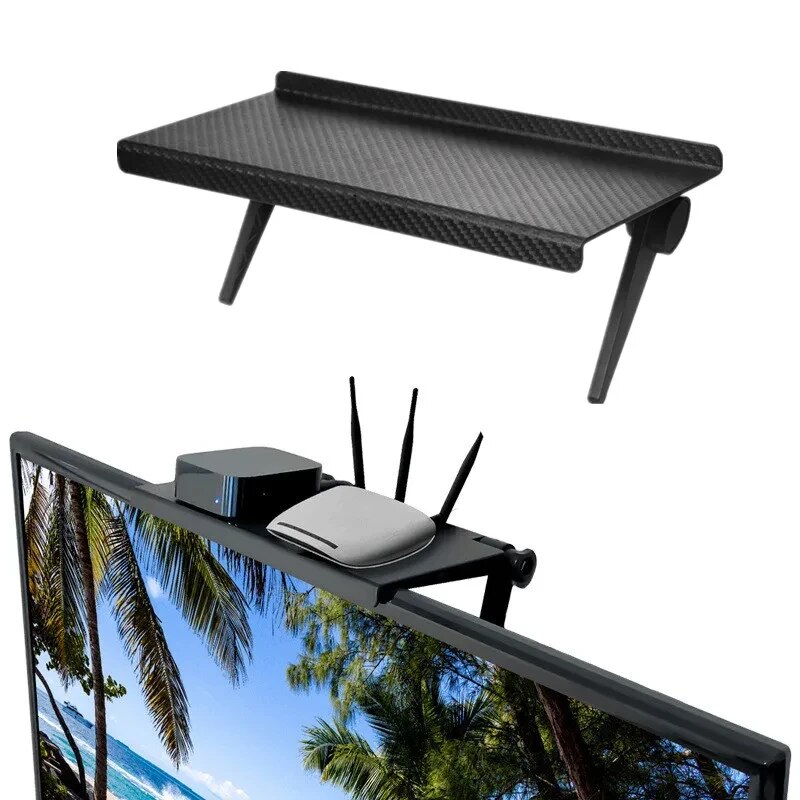 Wireless Router & Set-top Box Storage Rack No Perforation | Inspire Uplift
