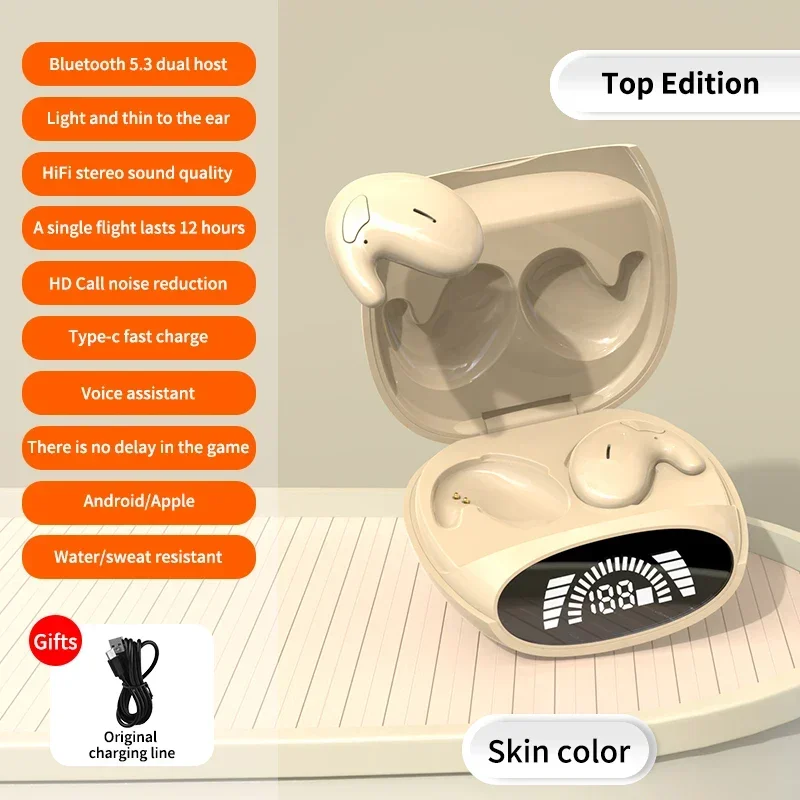 Sleep Bluetooth Headphones Noise Cancelling Wireless Earbuds for Sports, Music, and Comfort