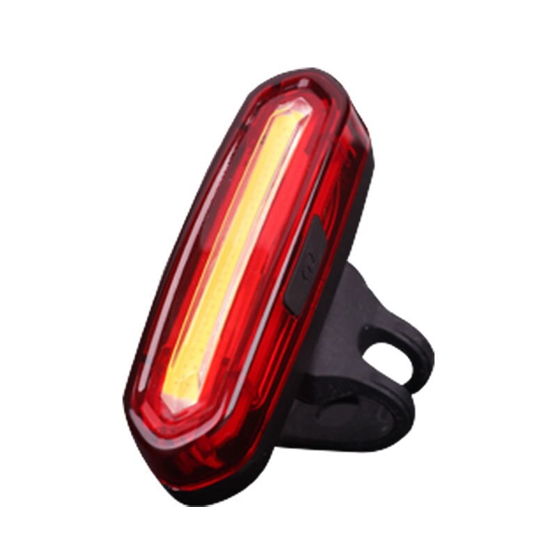 USB Rechargeable MTB Bicycle Taillight Red LED Rear Warning Light for Cycling Safety