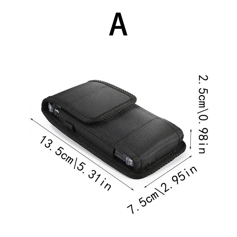 Universal phone holster pouch with Belt Clip Durable Nylon Outdoor Waist Bag for Secure Carry