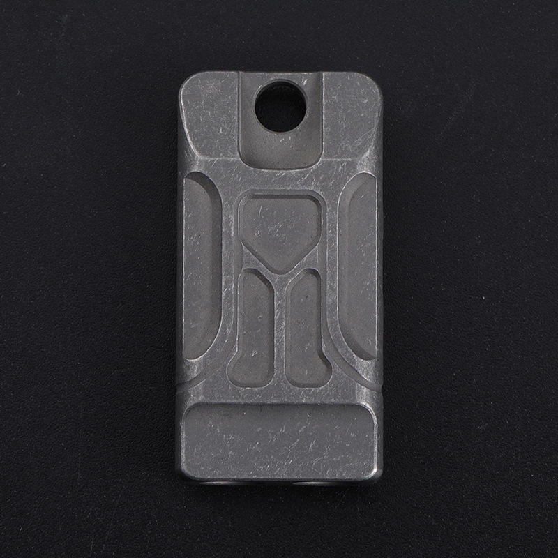 Titanium Alloy Emergency Whistle Keychain Loud, Portable Survival Whistle Necklace for Outdoor Adventures