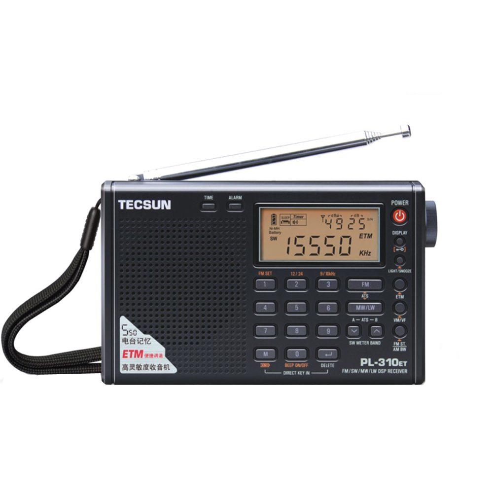 Full Band Portable AM FM Shortwave Radio with Digital Display