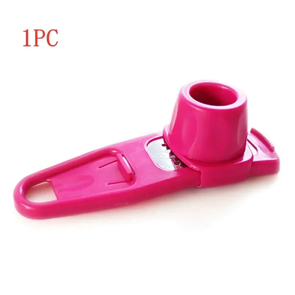 Stainless Steel Garlic Press Rocker with Peeler for Easy Garlic and Ginger Prep