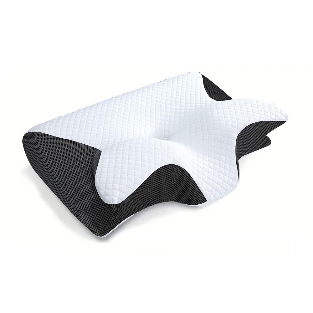 Butterfly Cervical Pillow for Neck Support, Memory Foam Orthopedic Side Sleeper Pillow