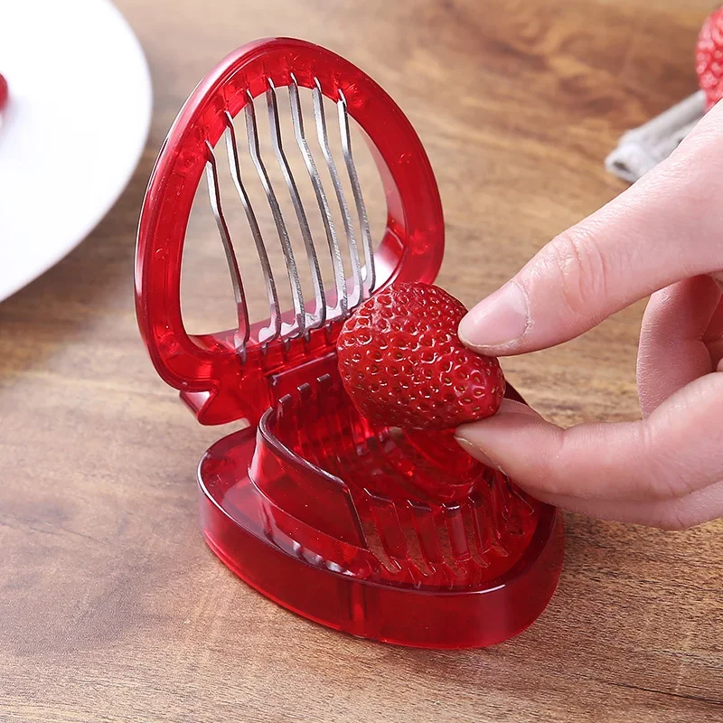Strawberry Slicer and Egg Slicer with Kiwi Cutter for Quick Fruit Prep