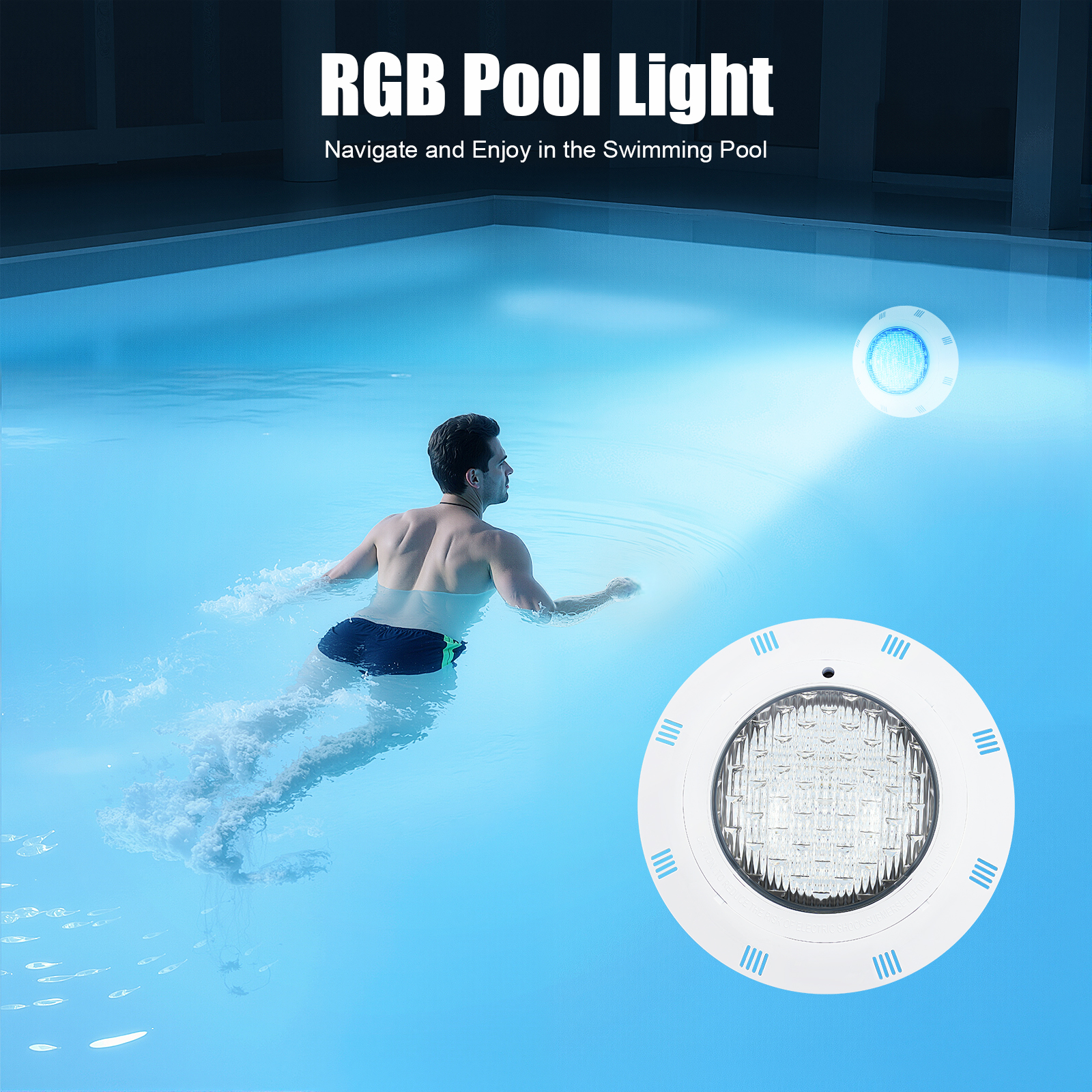 RGB LED Pool Light Colors, Waterproof, Lighting | Inspire Uplift