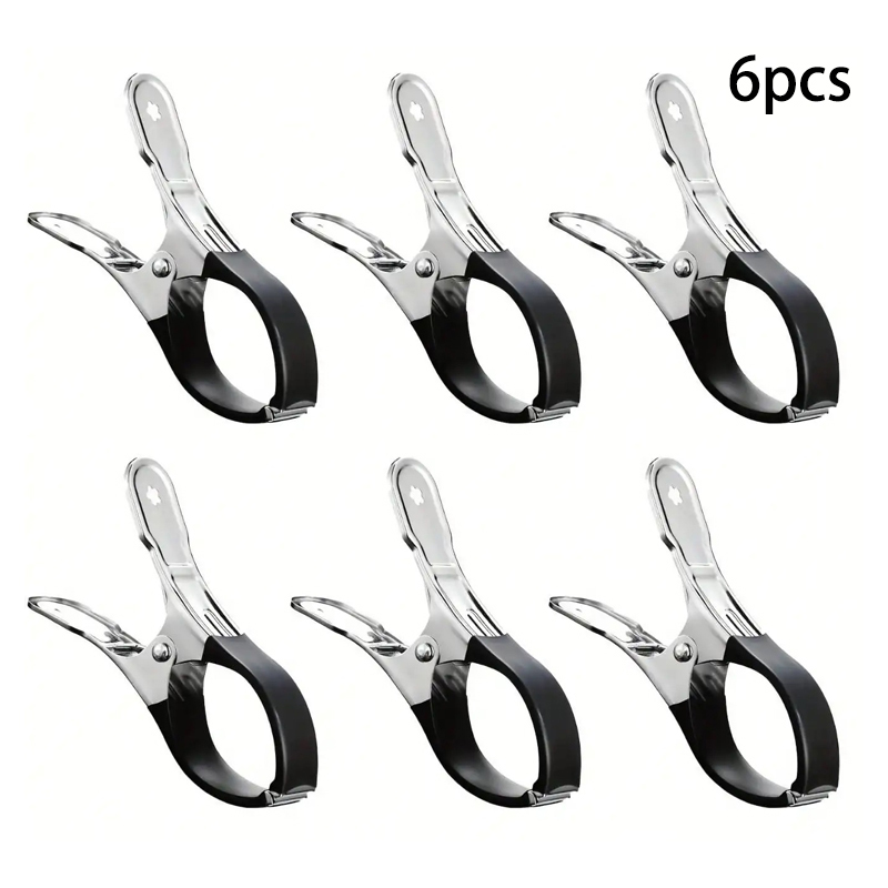 Stainless Steel Pool Cover Clips with Blue Handles Heavy Duty Windproof Spring Clips for Secure Pool Covers