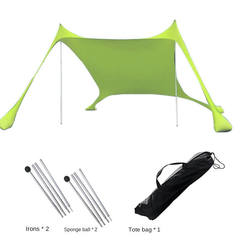 Portable Beach Tent Sun Protection & Windproof Awning for Camping & Picnic