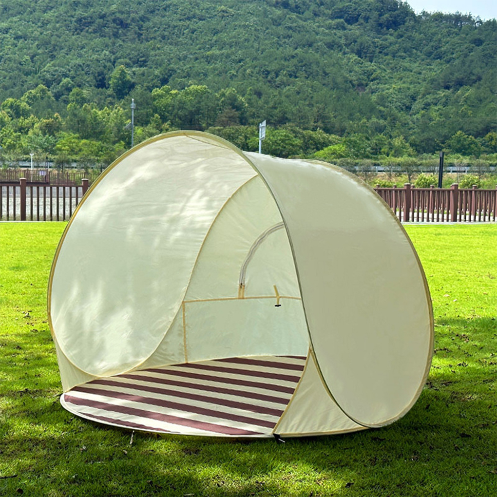 Portable Beach Tent Easy One-Click Setup, Large Sunshade, Outdoor Camping & Garden Shelter