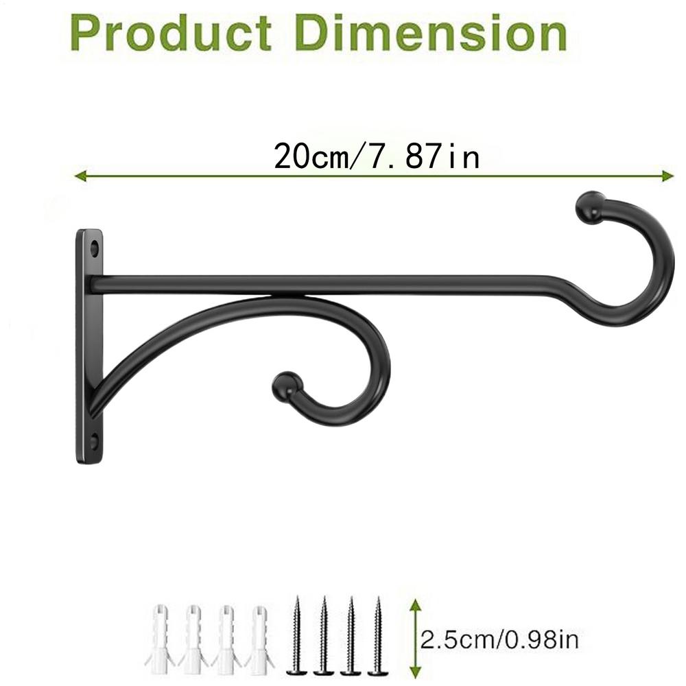 Plant Wall Hanger Vintage Metal Wall Mounted Plant Holder for Indoor Garden Decor