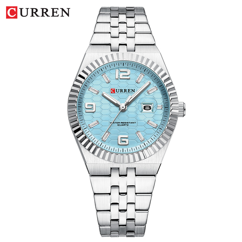 Womens Elegant Stainless Steel Watch Waterproof Ladies Wrist Watch with Date