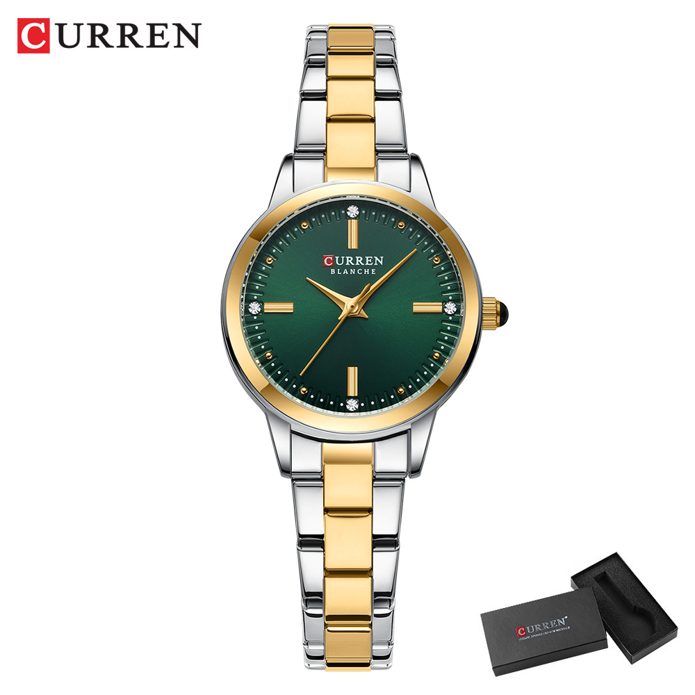 Womens Stainless Steel Strap Watch Minimalist Fashion Elegant Daily Wear Timepiece
