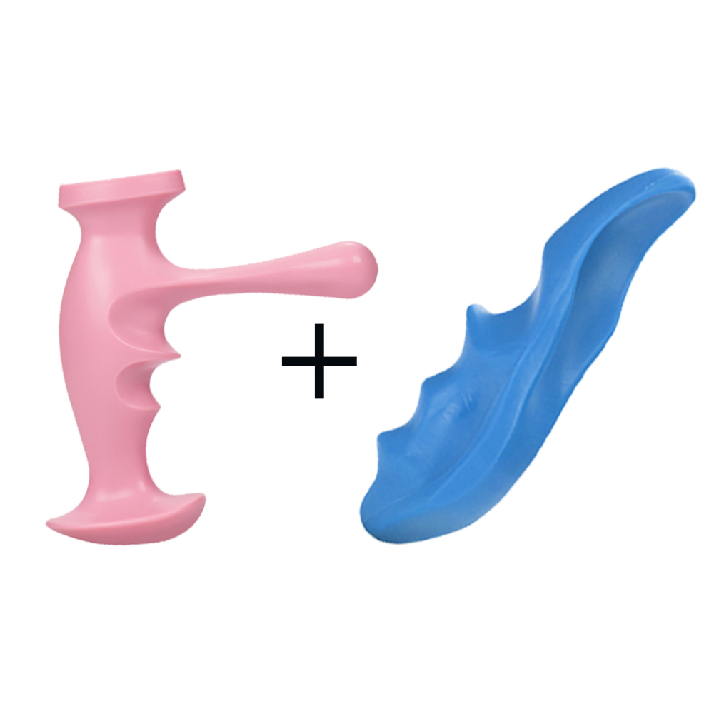 T Shaped Trigger Point Massager Deep Tissue Acupressure Tool for Full Body Muscle Relief