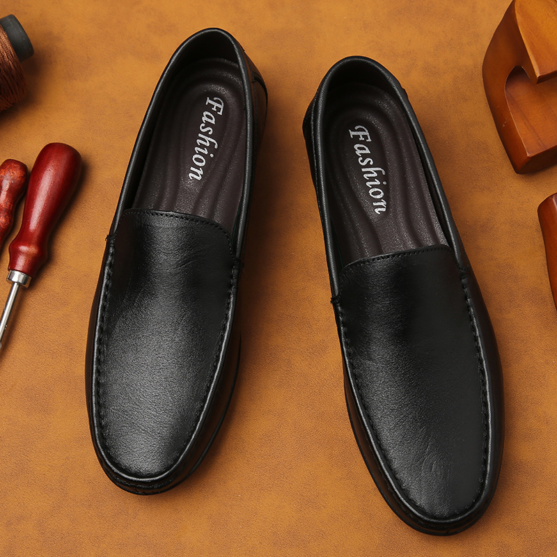 Mens Genuine Leather Oxford Dress Shoes for Business Formal and Casual Wear