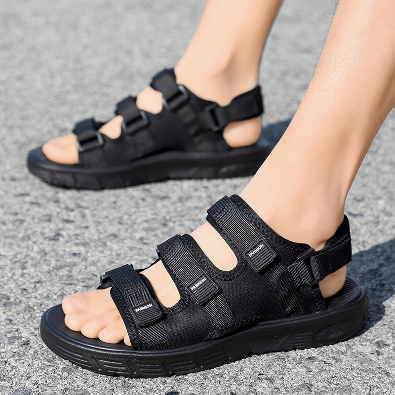 Mens Non Slip Summer Sandals Soft Sole Beach and Driving Shoes