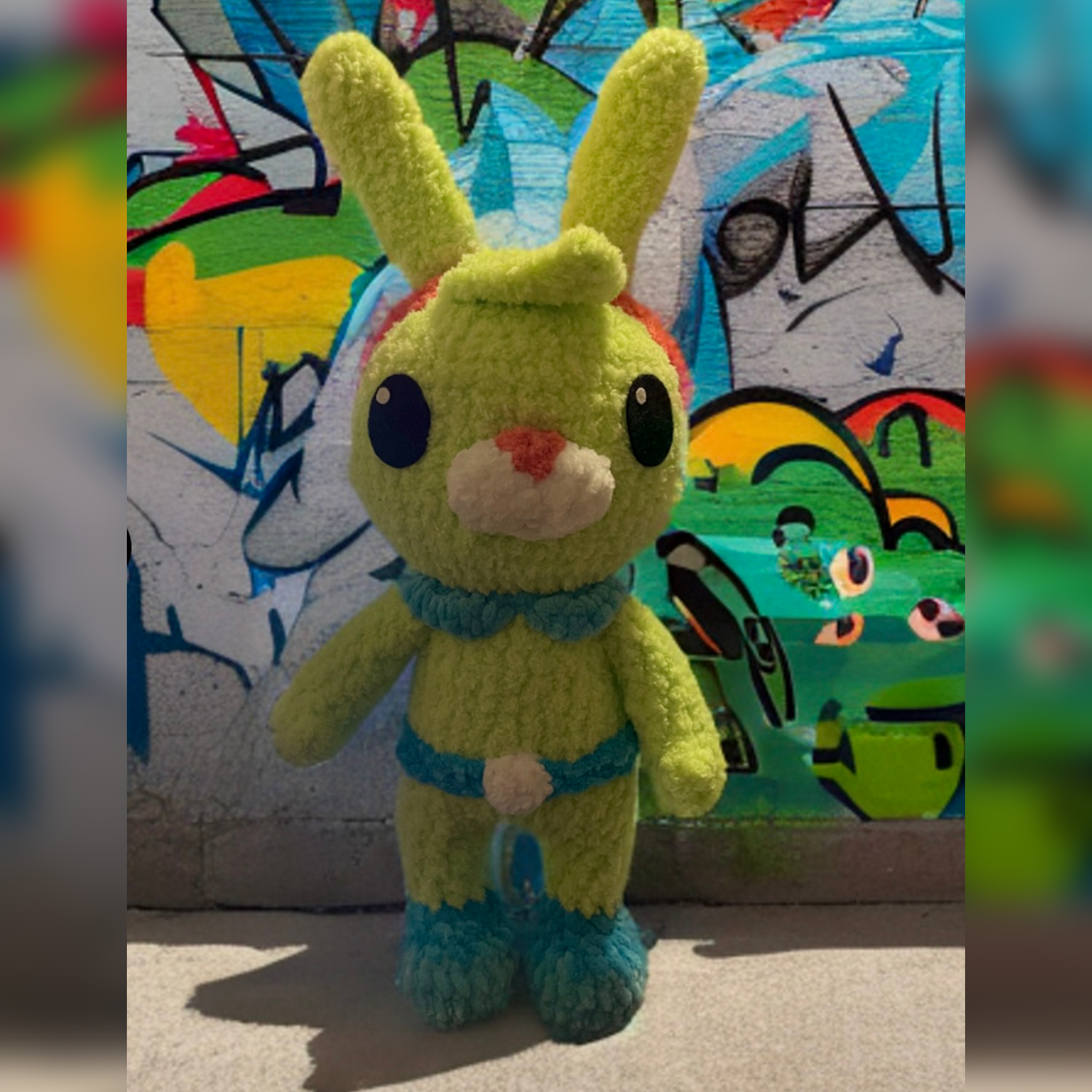 Handmade crochet green rabbit toy Tweak from Octonauts carto | Inspire ...