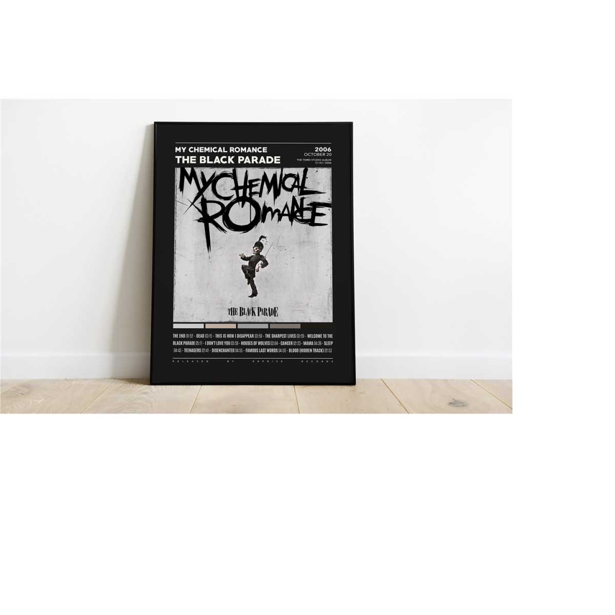Poster Gigante My Chemical Romance 4x4 Ft - The Black Parade Banner Arazzo