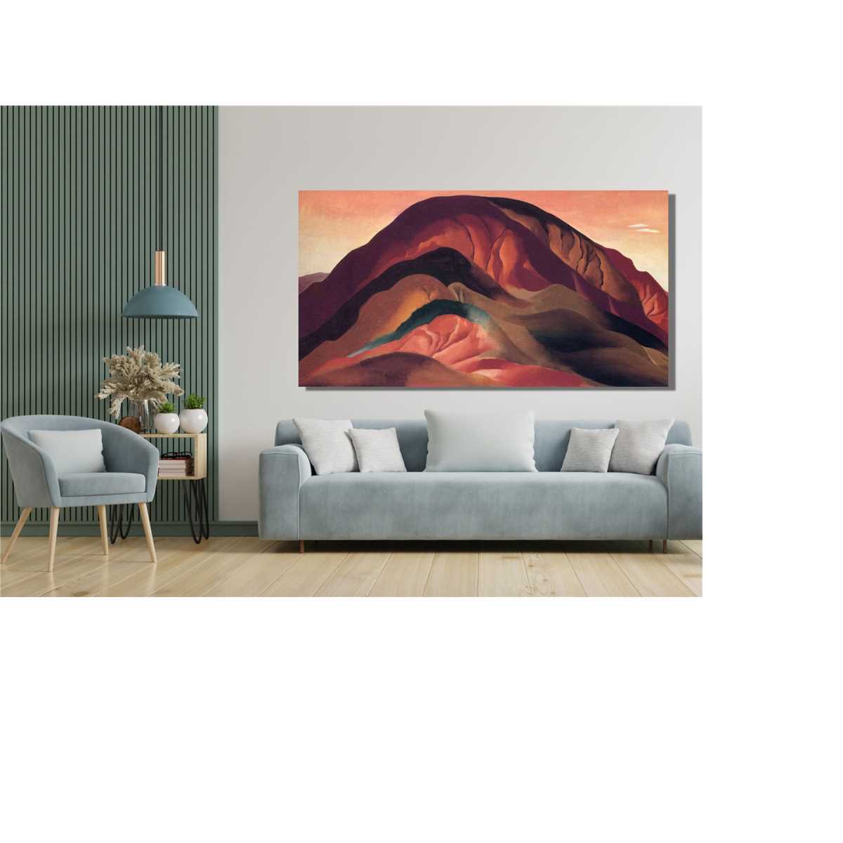 Georgia O'Keeffe Mountains Art , Georgia O'Keeffe Surrealism | Inspire ...