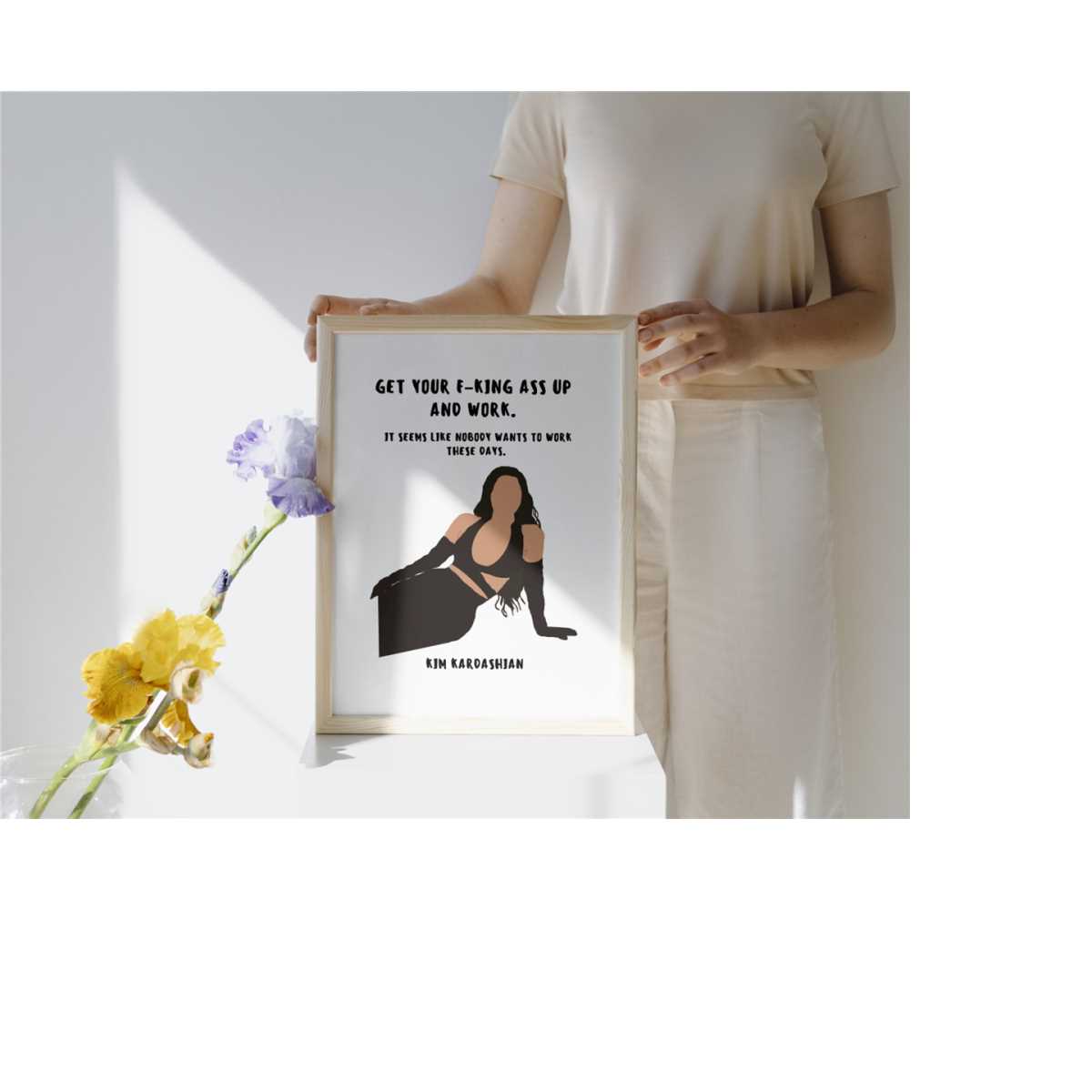 Kim Kardashian Poster/ Kardashian Quote Poster /Character Tv | Inspire ...
