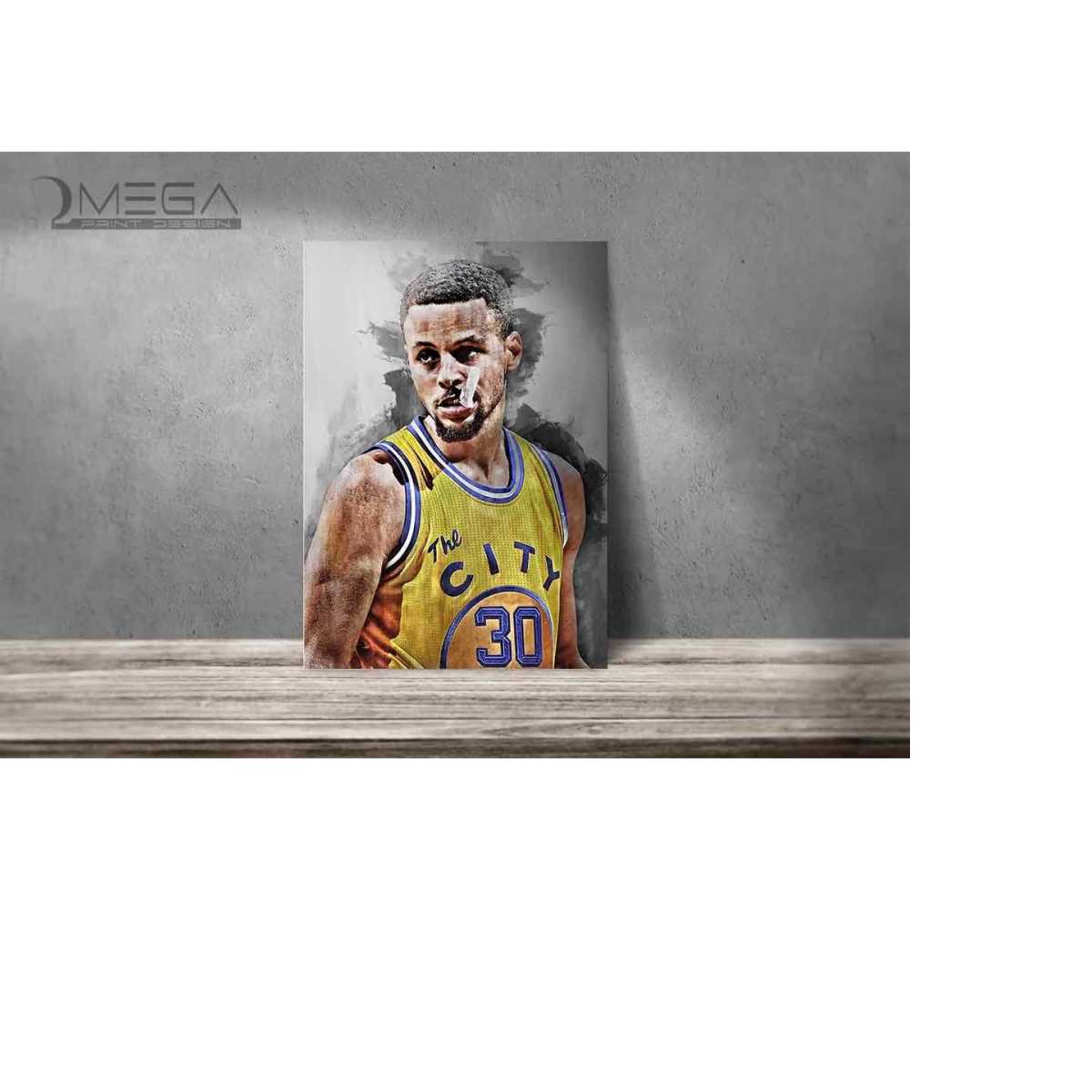 Stephen Curry Poster Stephen Curry Print Golden State Inspire Uplift
